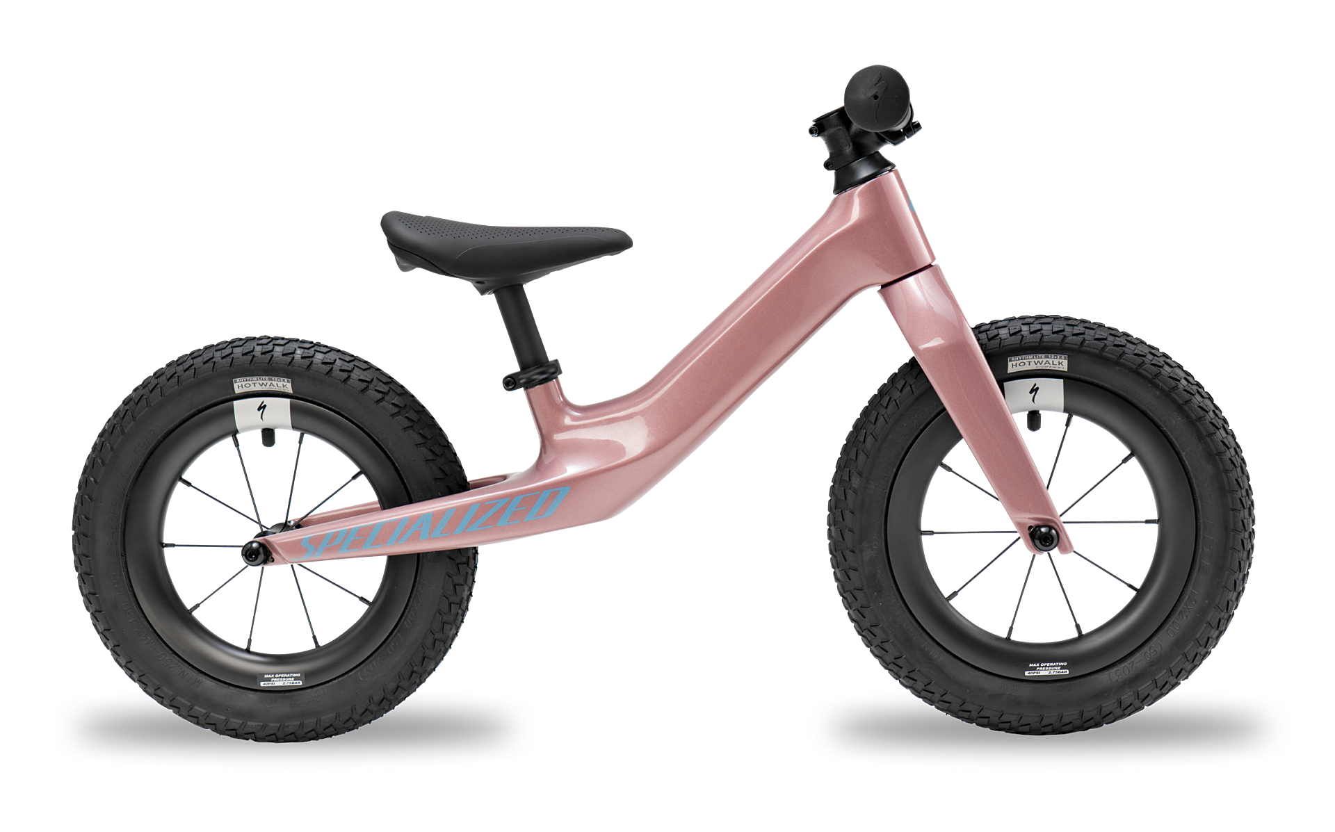 Pinkes Specialized Laufrad Kids Edition von der Seite